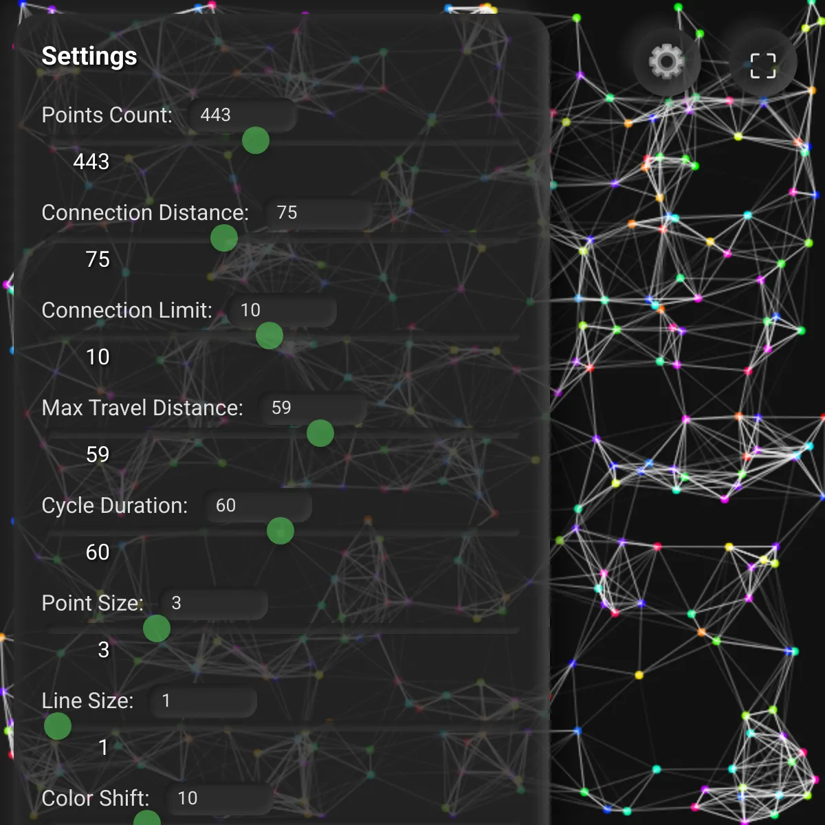 Proximity Structures Simulation