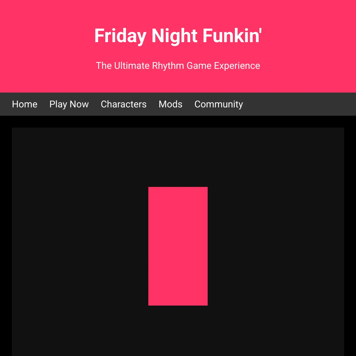 the project is loading