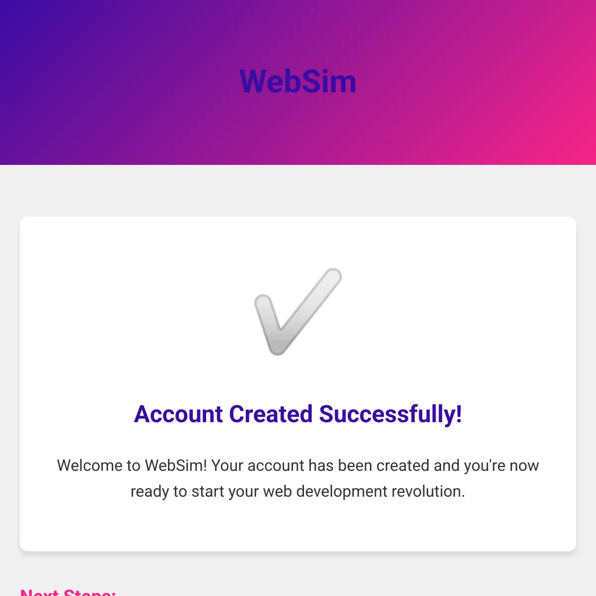the project is loading
