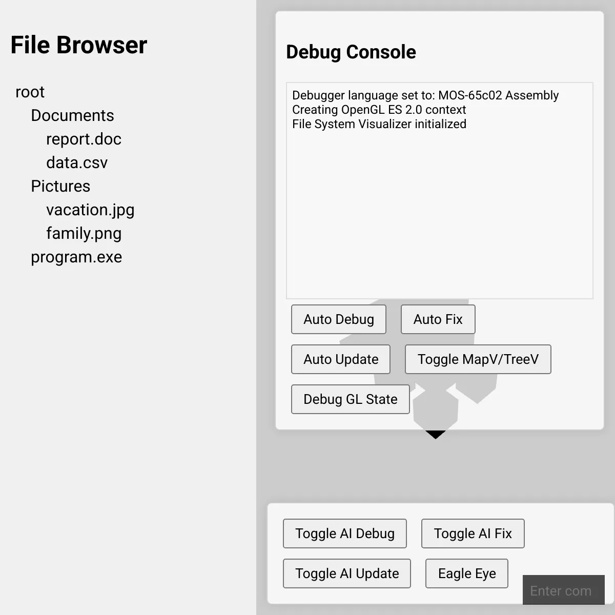 the project is loading