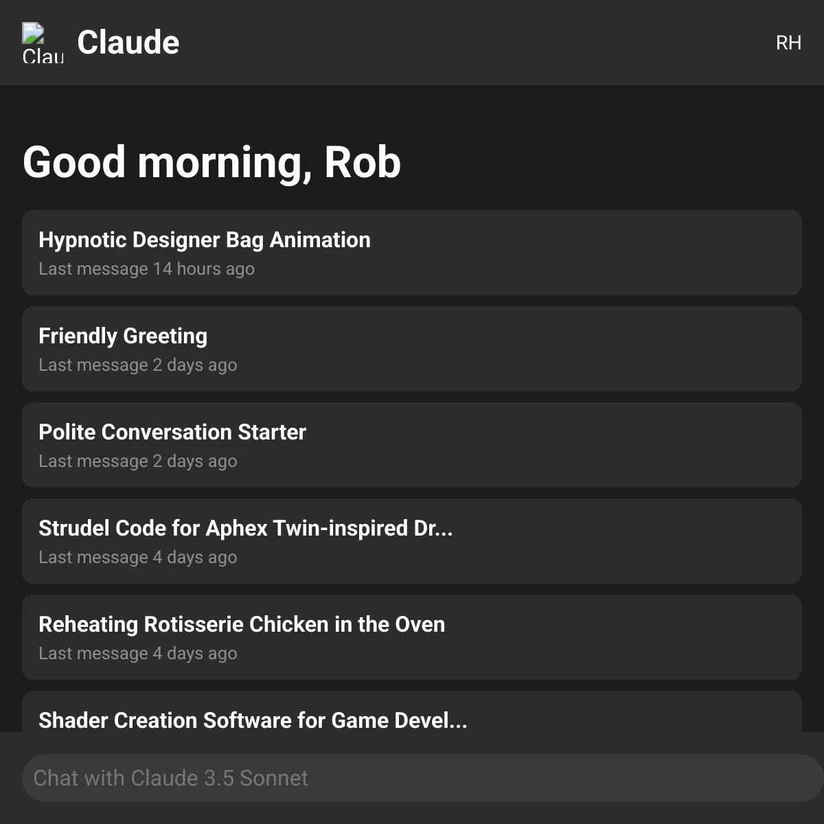 CLAUDE ASSISTANT visual data 4