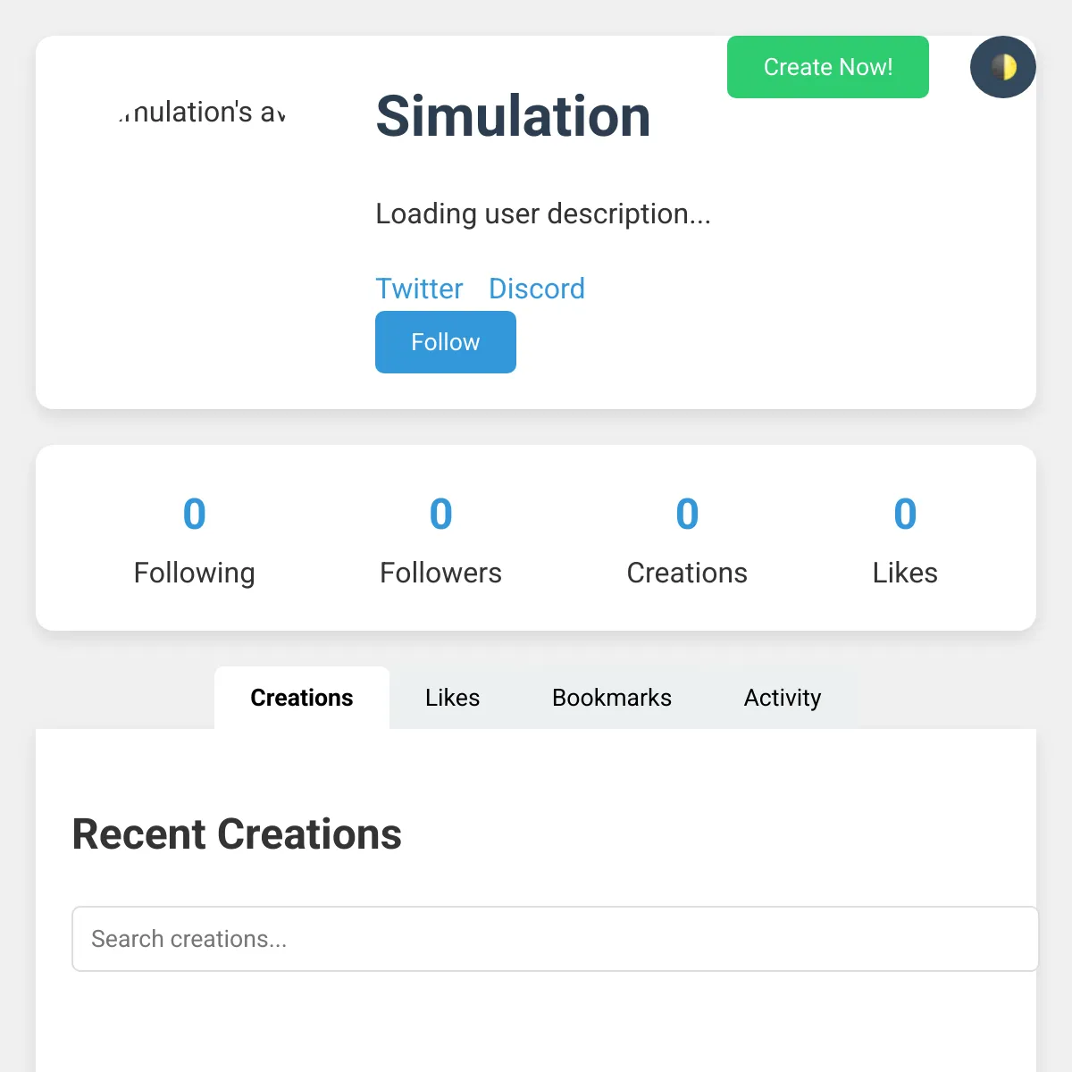 the project is loading