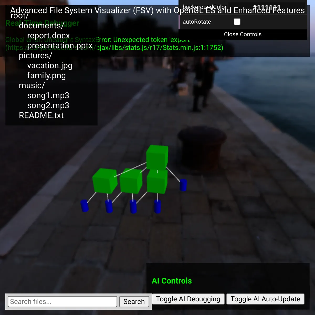 the project is loading