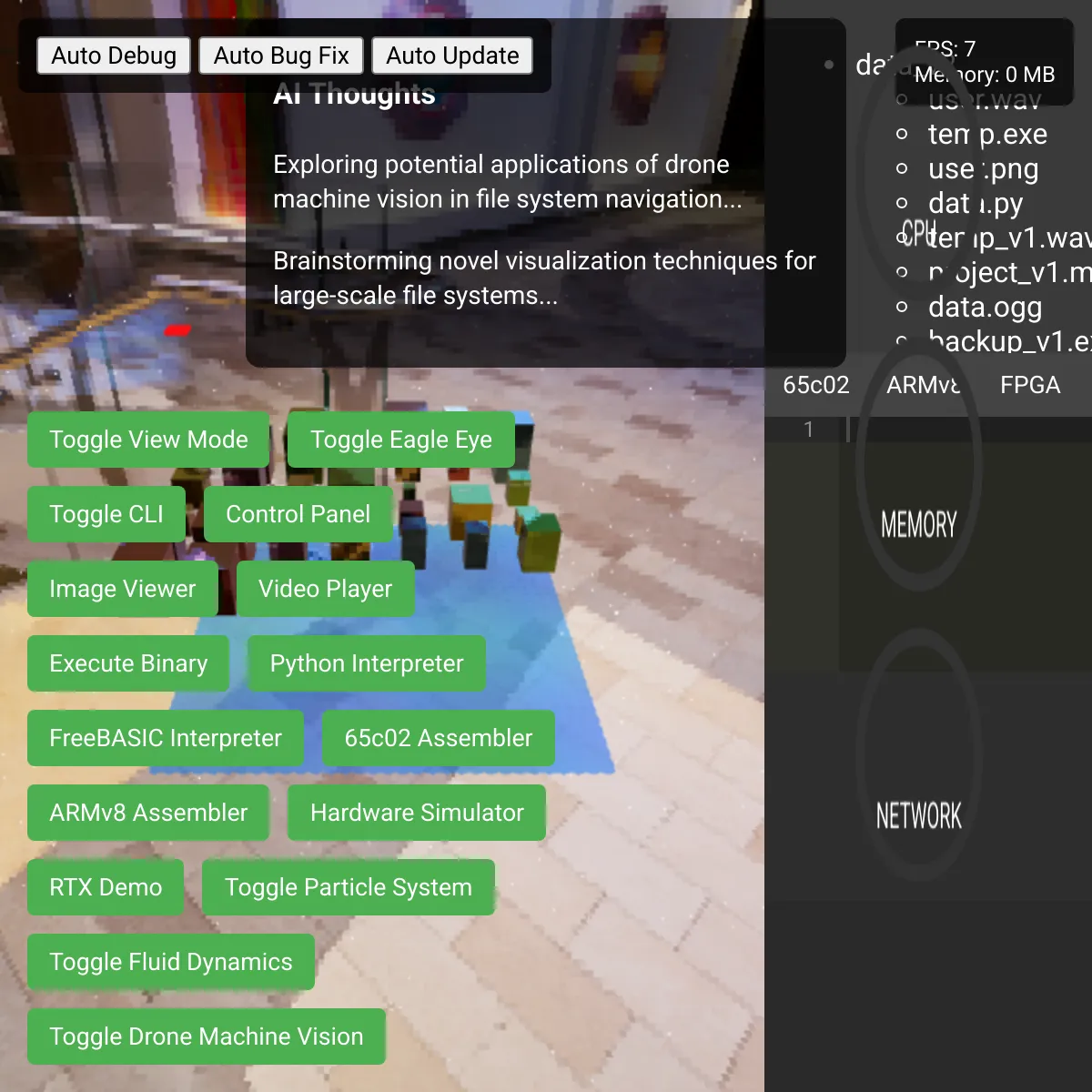 the project is loading