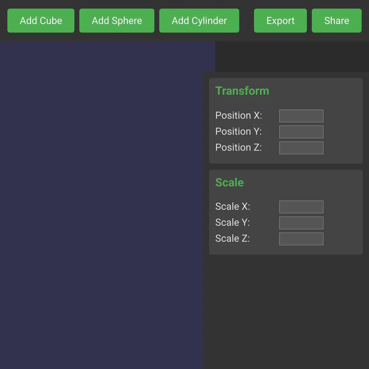 WebSim 3D Creator --inspired 3D Editing in Your Browser