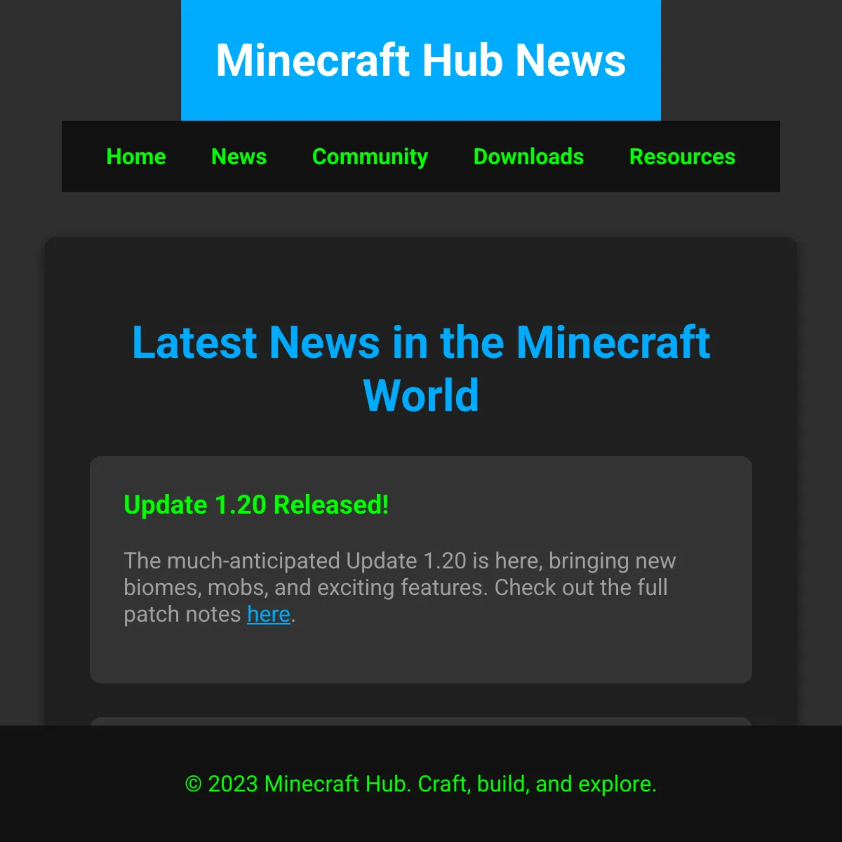 Minecraft News