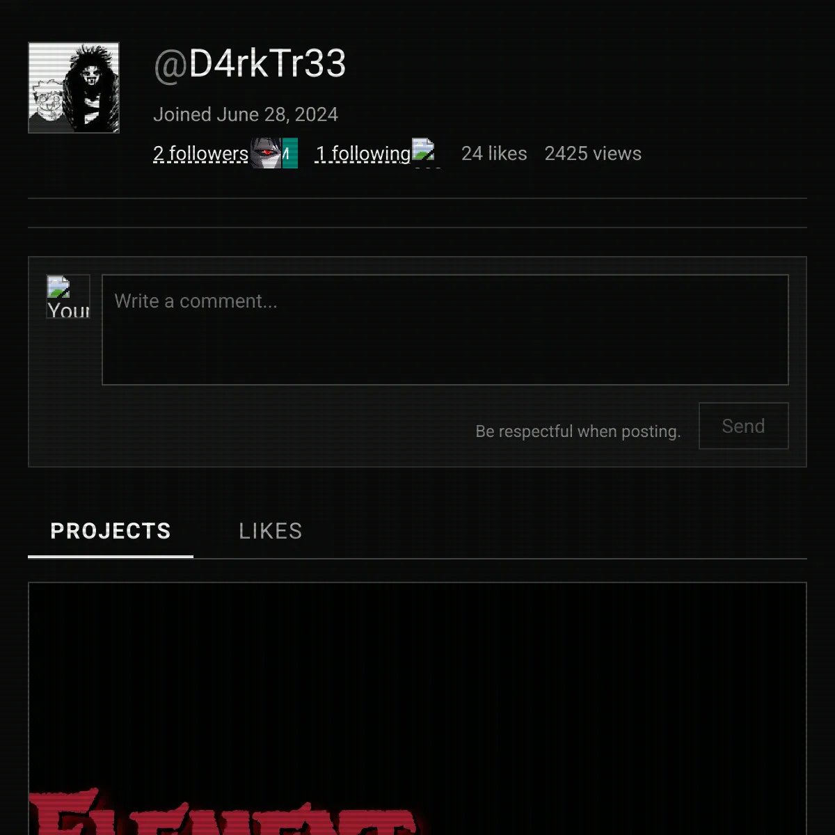 the project is loading