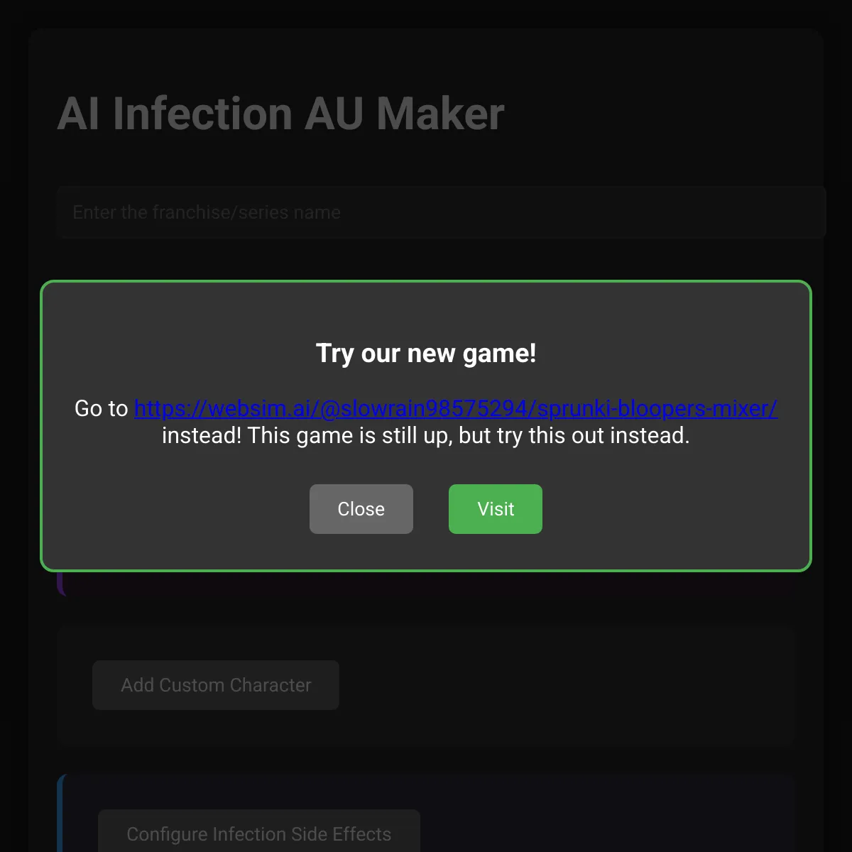 the project is loading