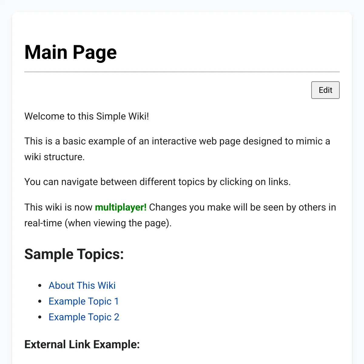 Wiki Editor