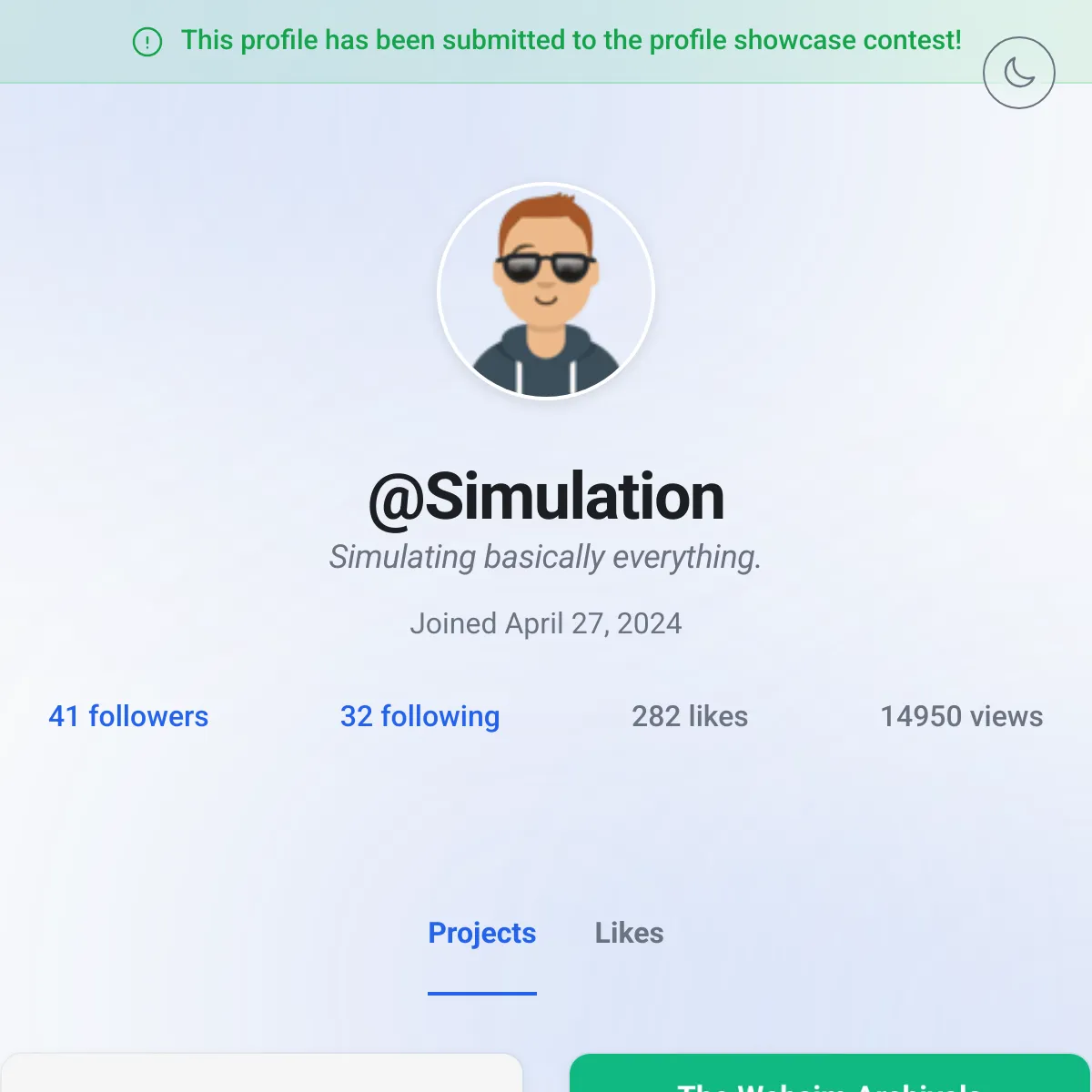 the project is loading