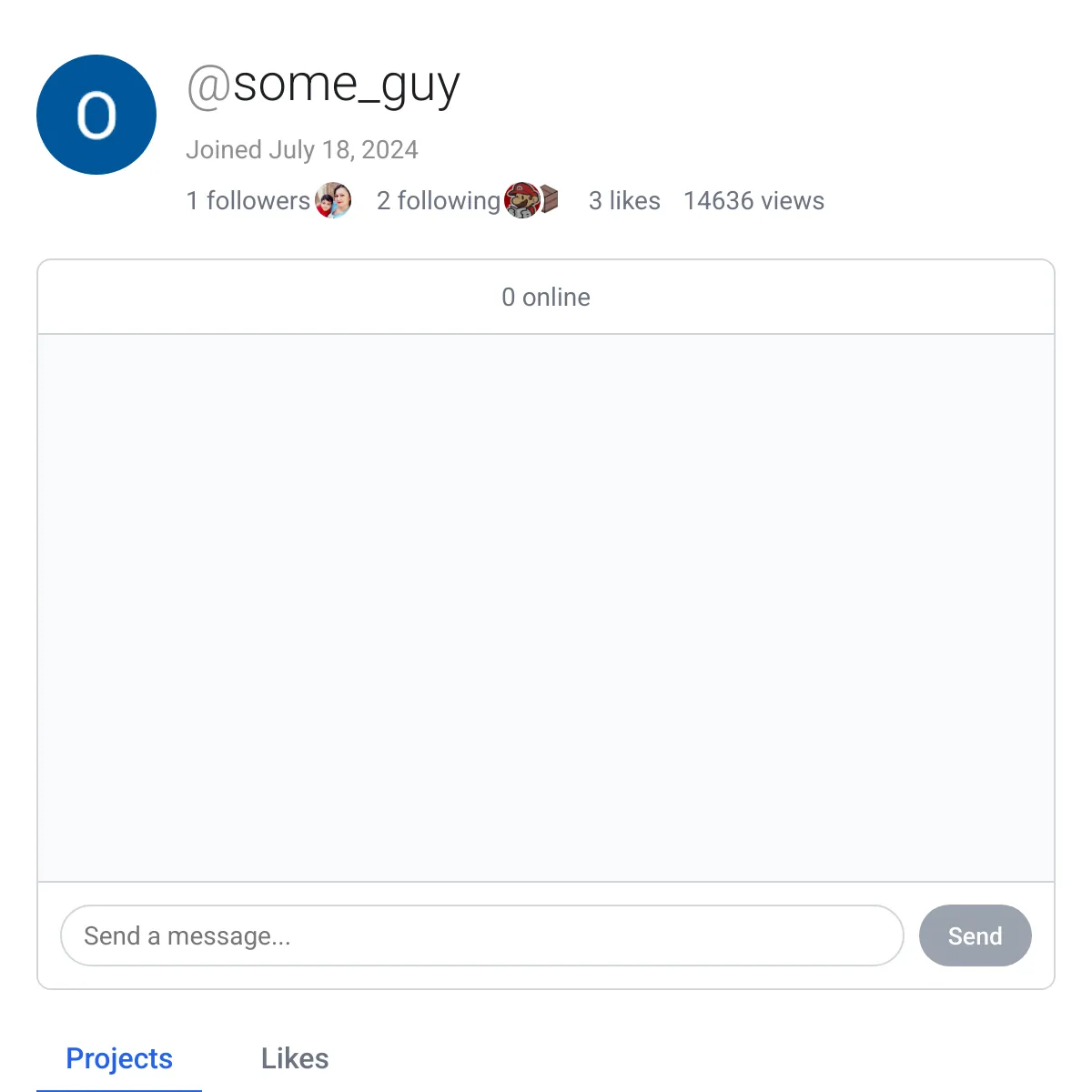 the project is loading
