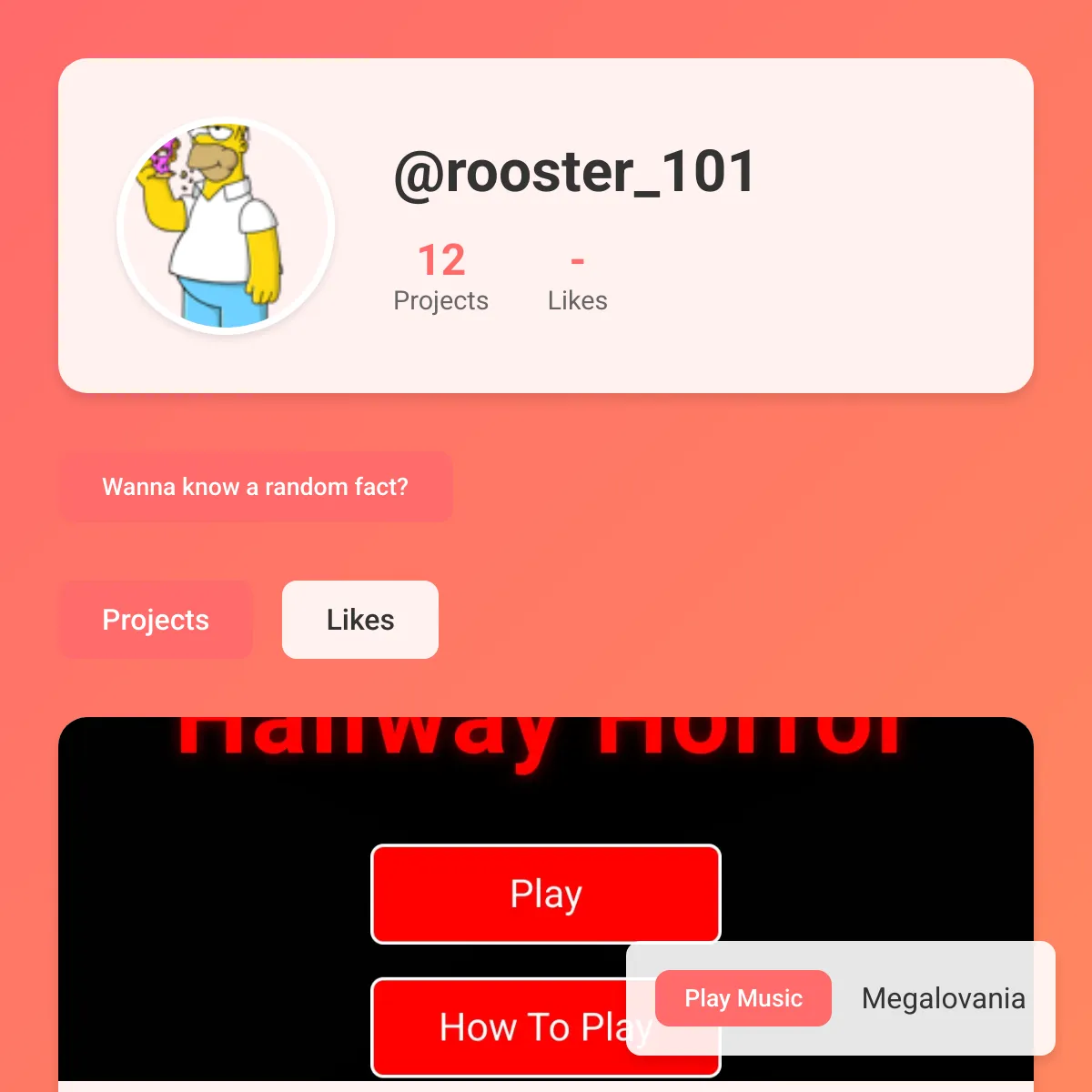 the project is loading