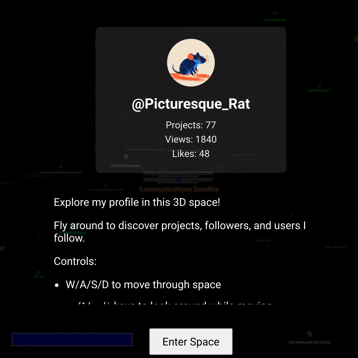 the project is loading