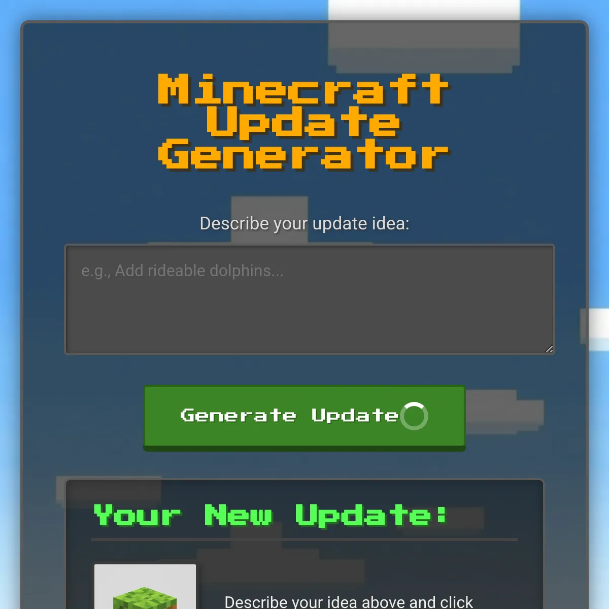 the project is loading