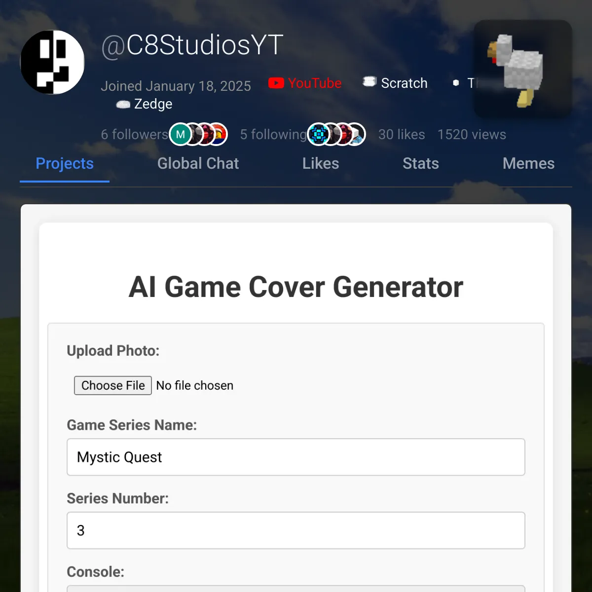 the project is loading