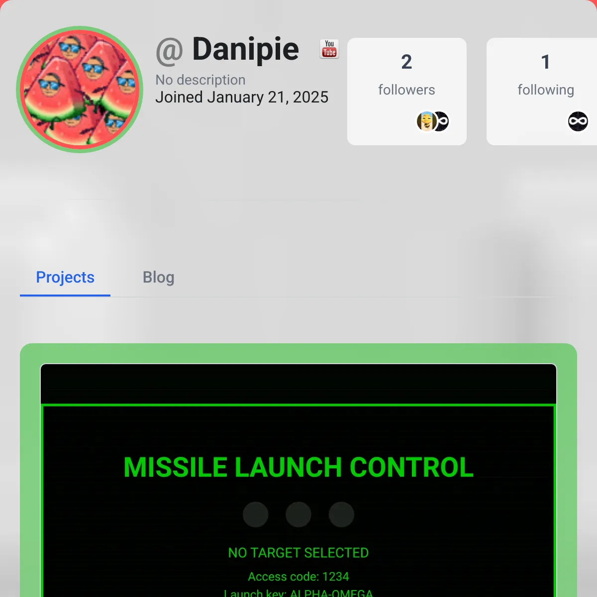 the project is loading