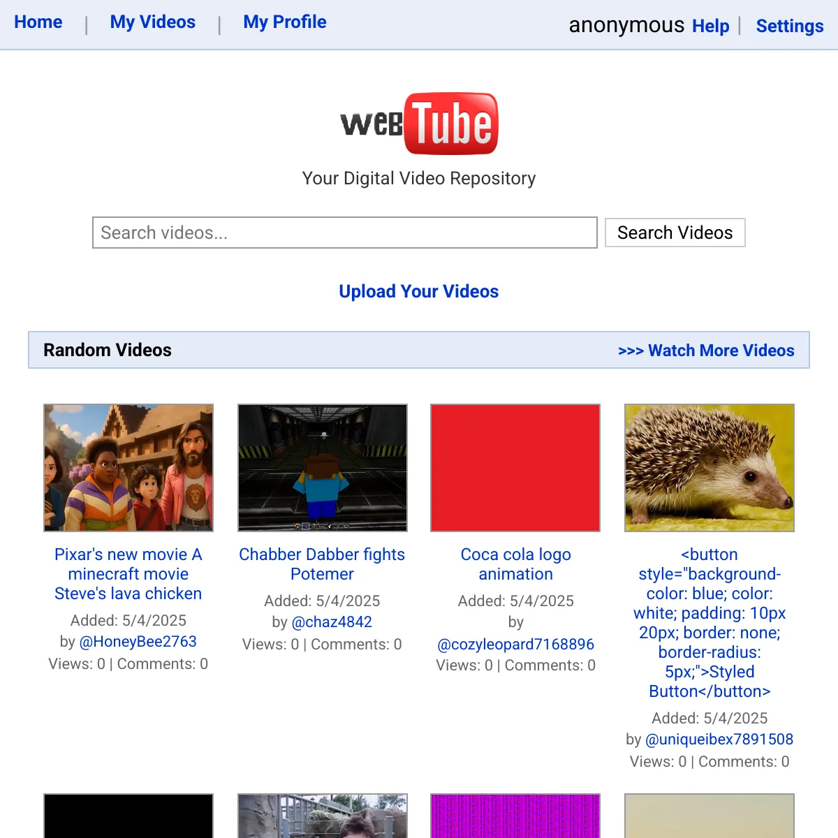 the project is loading