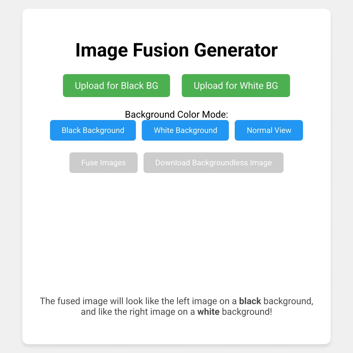 Image Fusion Generator