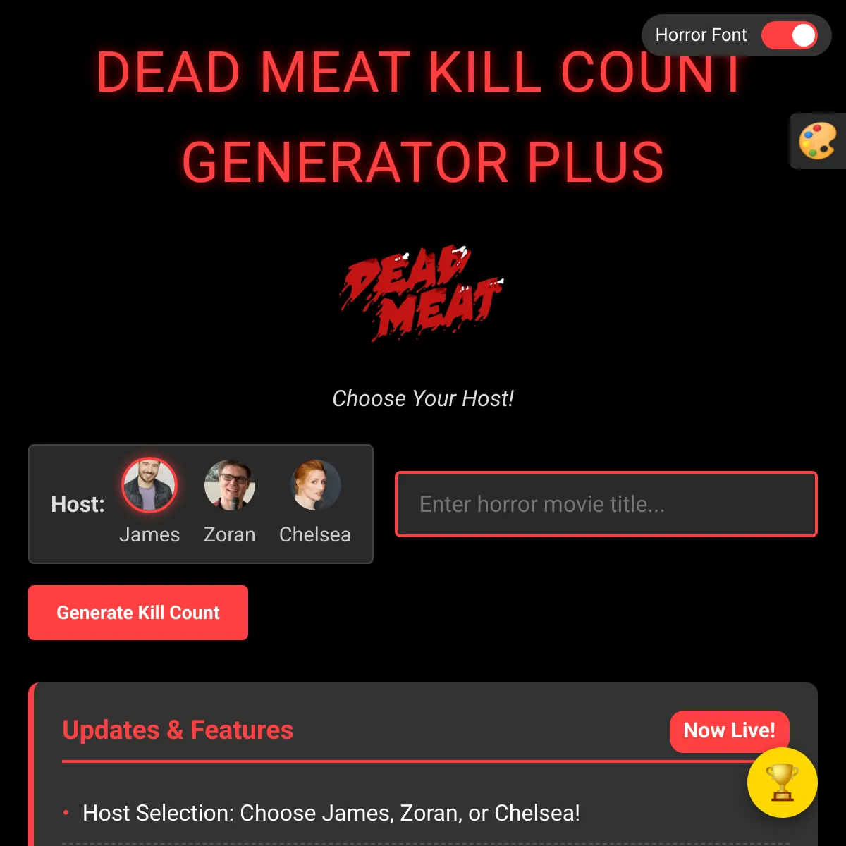 Dead Meat Kill Count Generator PLUS