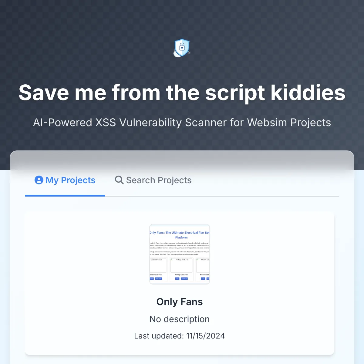the project is loading