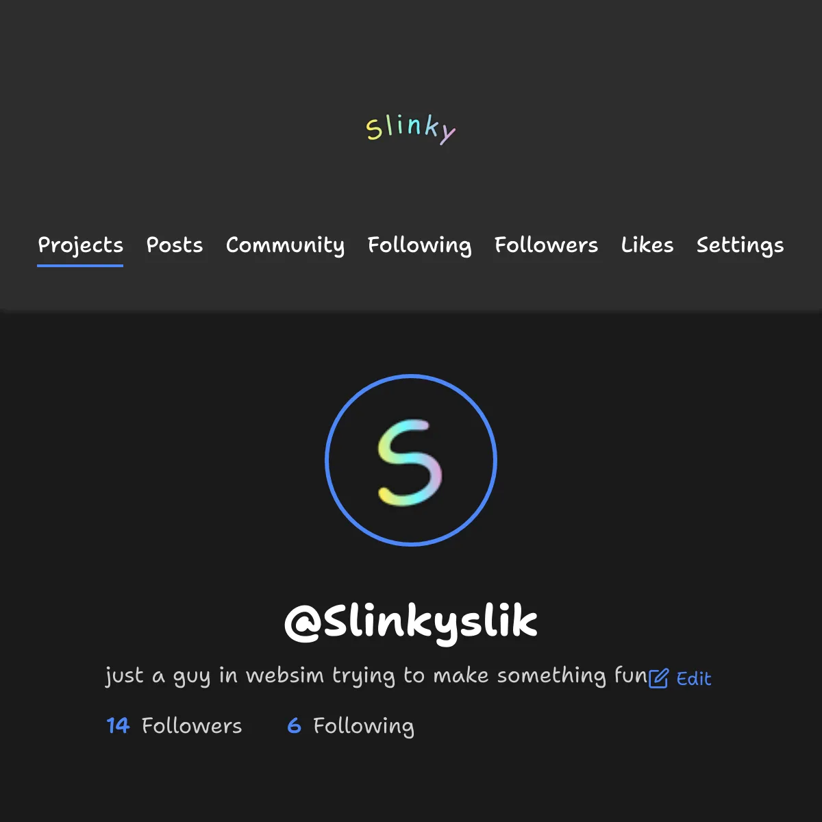 the project is loading