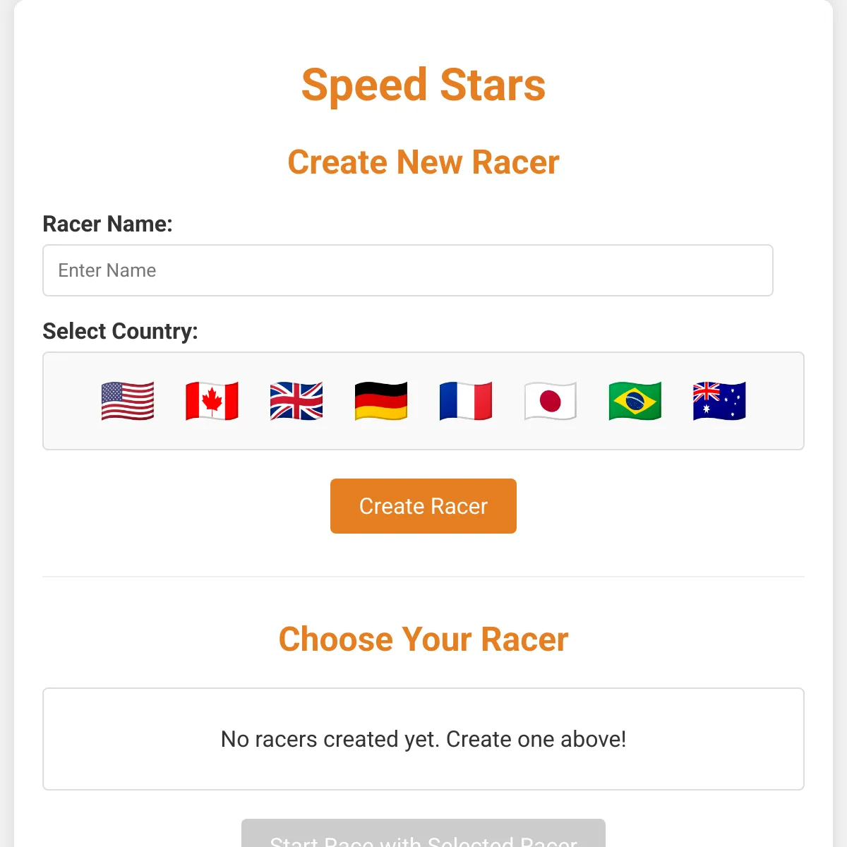 Speed Stars