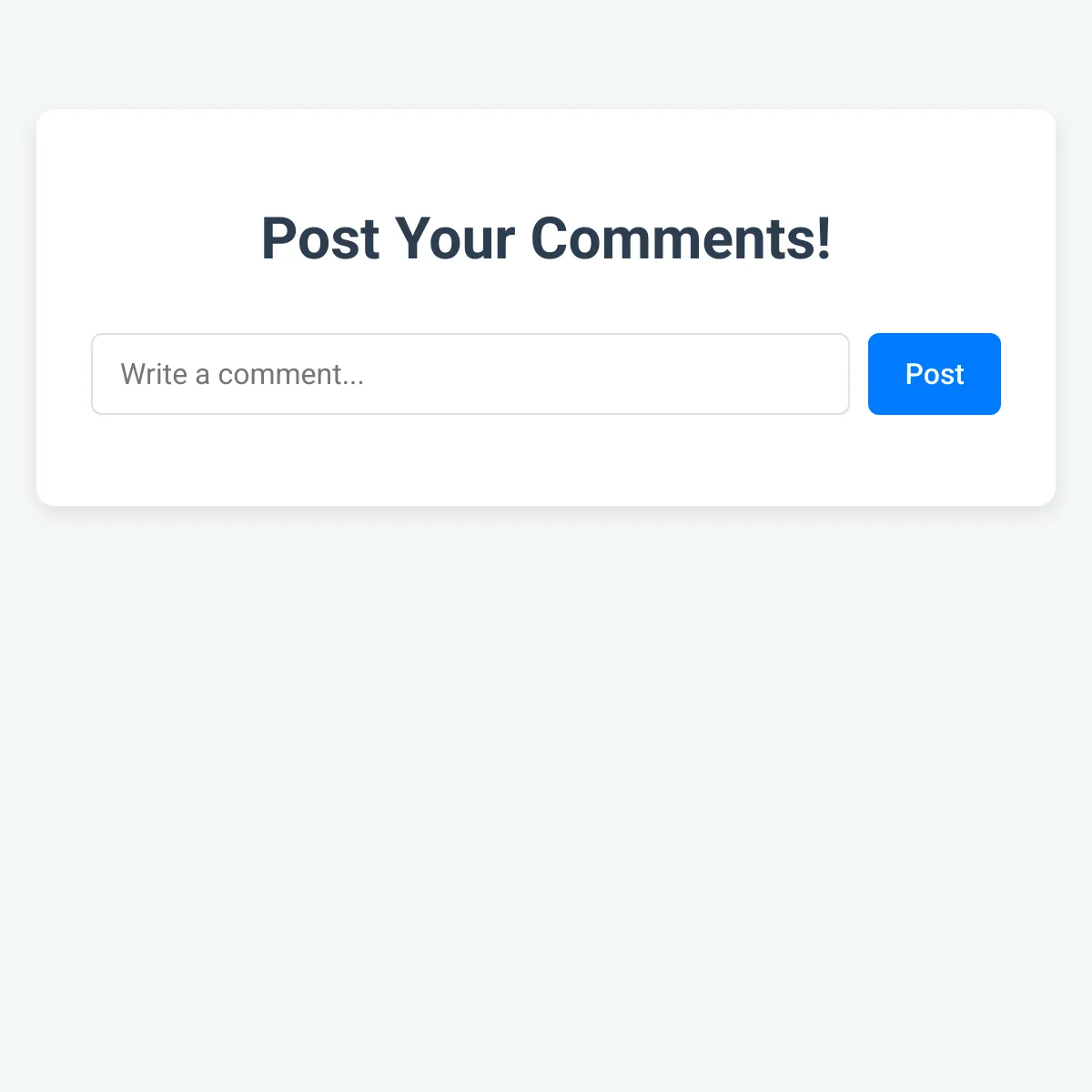 the project is loading