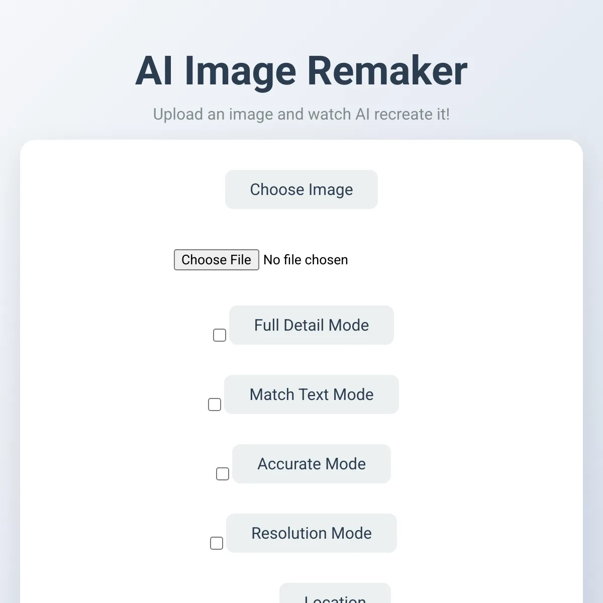 AI Image Remaker
