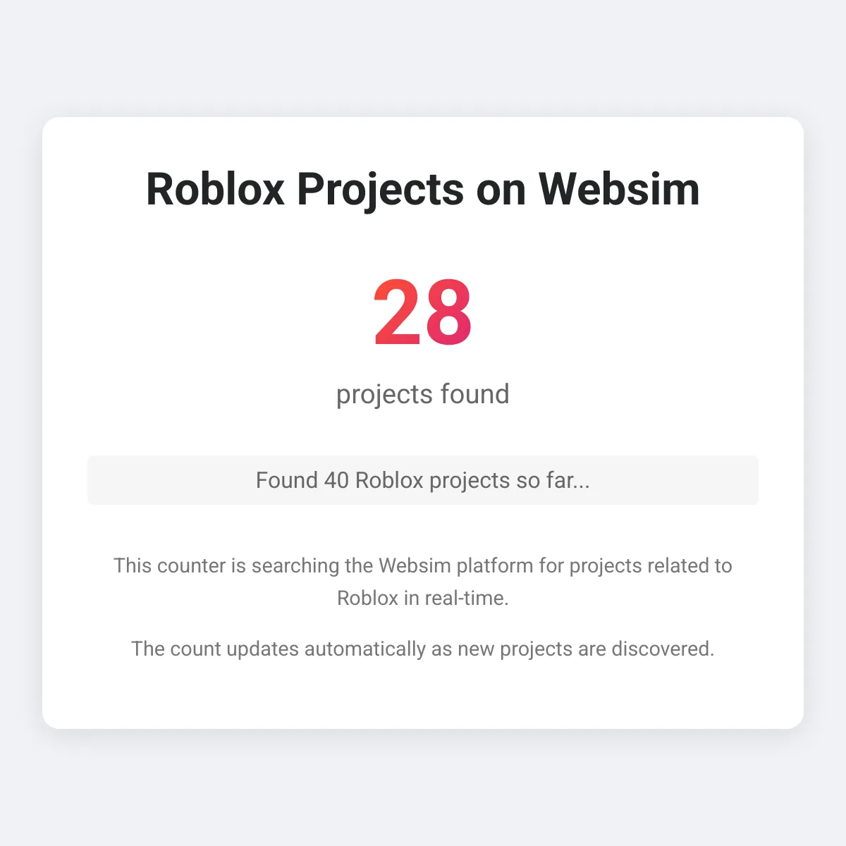 the project is loading