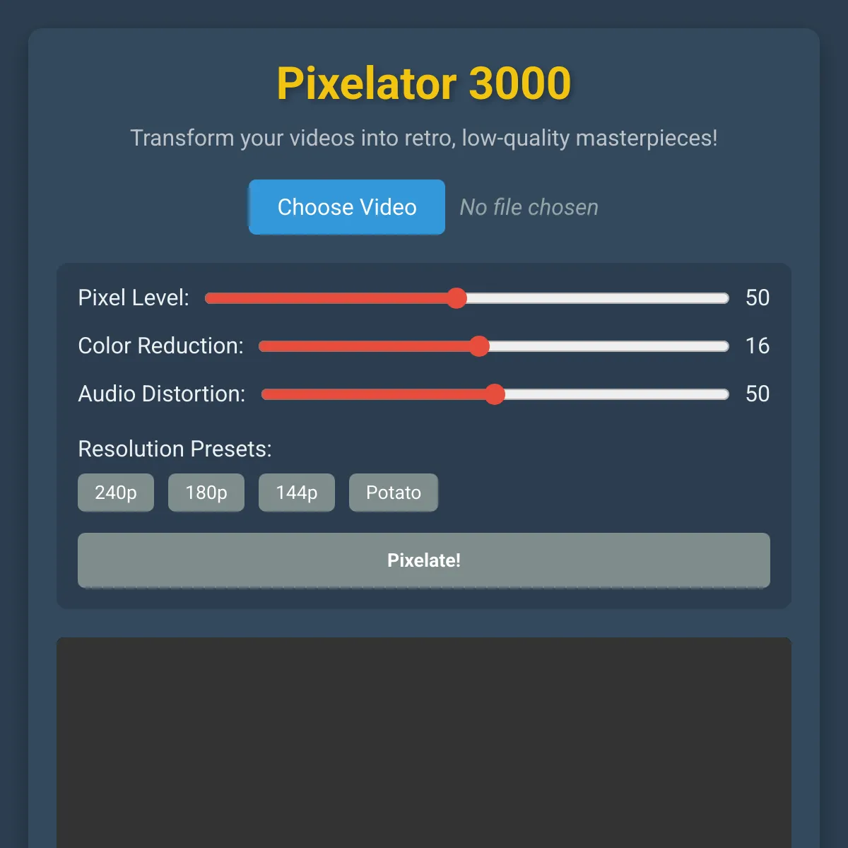 the project is loading