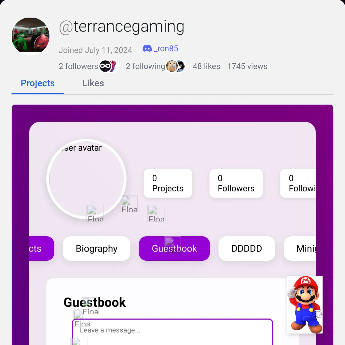 the project is loading