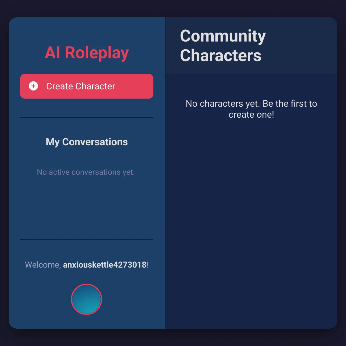 the project is loading