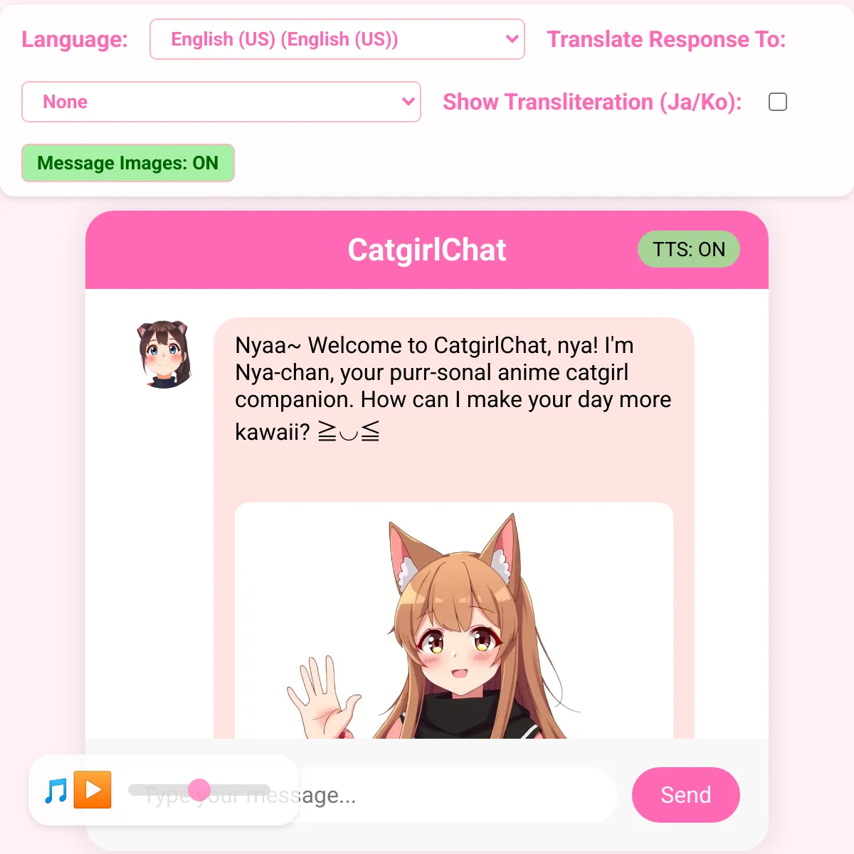 CatgirlChat - Your Anime Companion