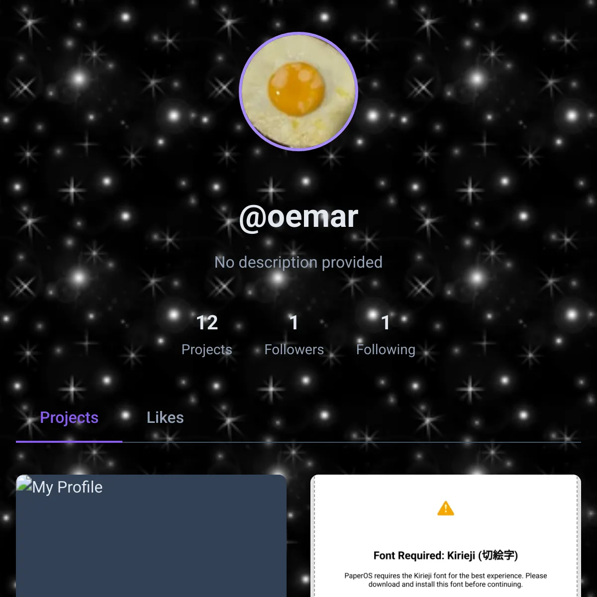 the project is loading