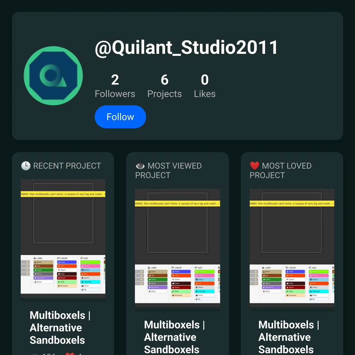 the project is loading