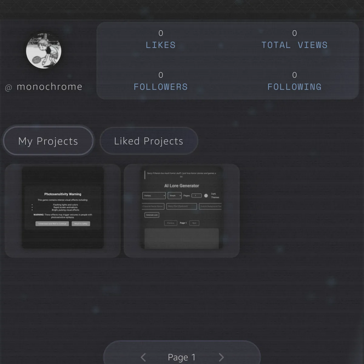 the project is loading