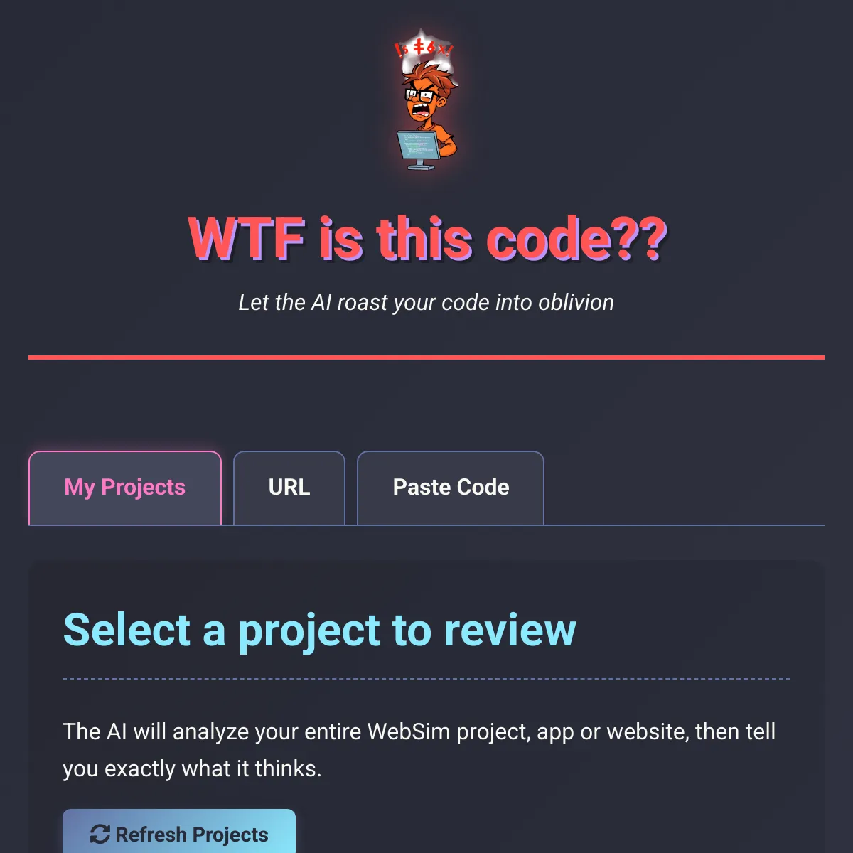 the project is loading