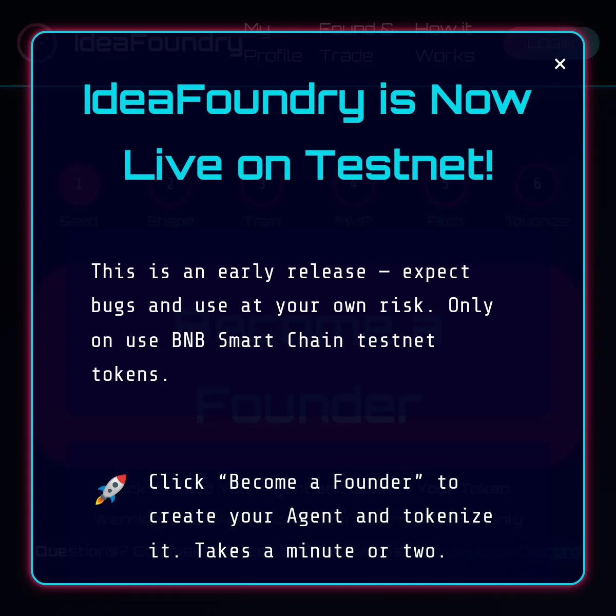 the project is loading