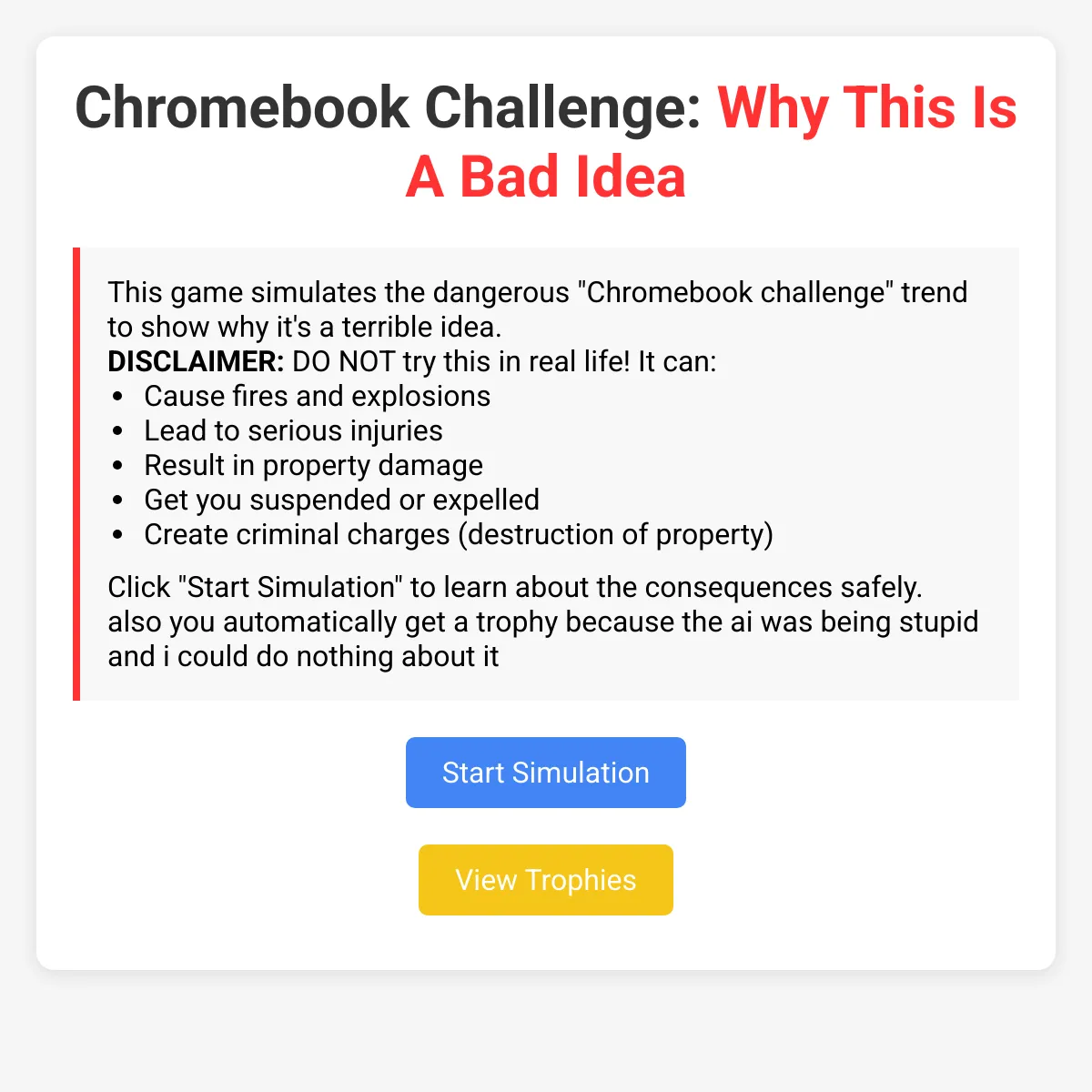Chromebook Challenge
