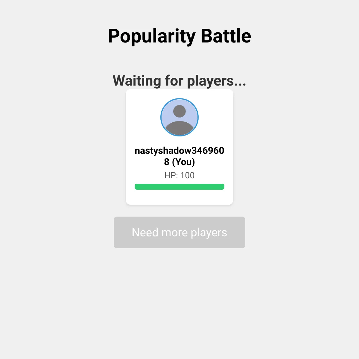 the project is loading