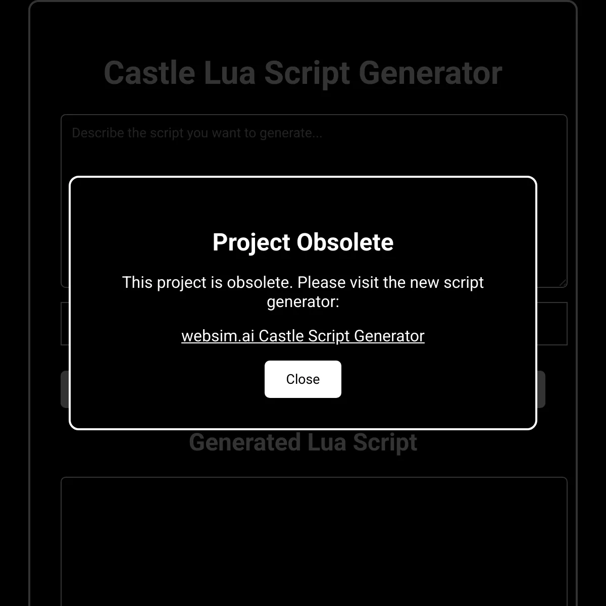 the project is loading