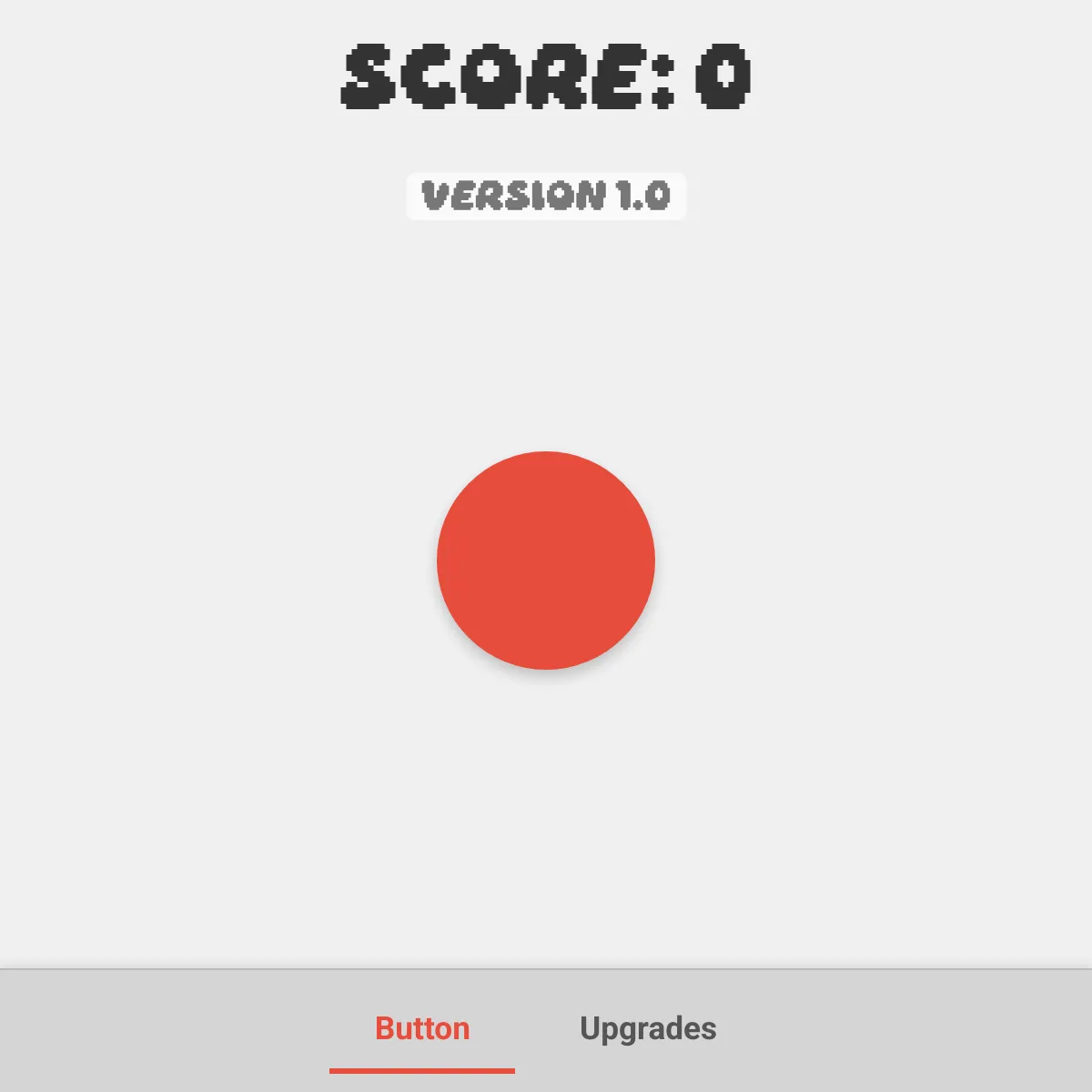 Overly complicated clicker game