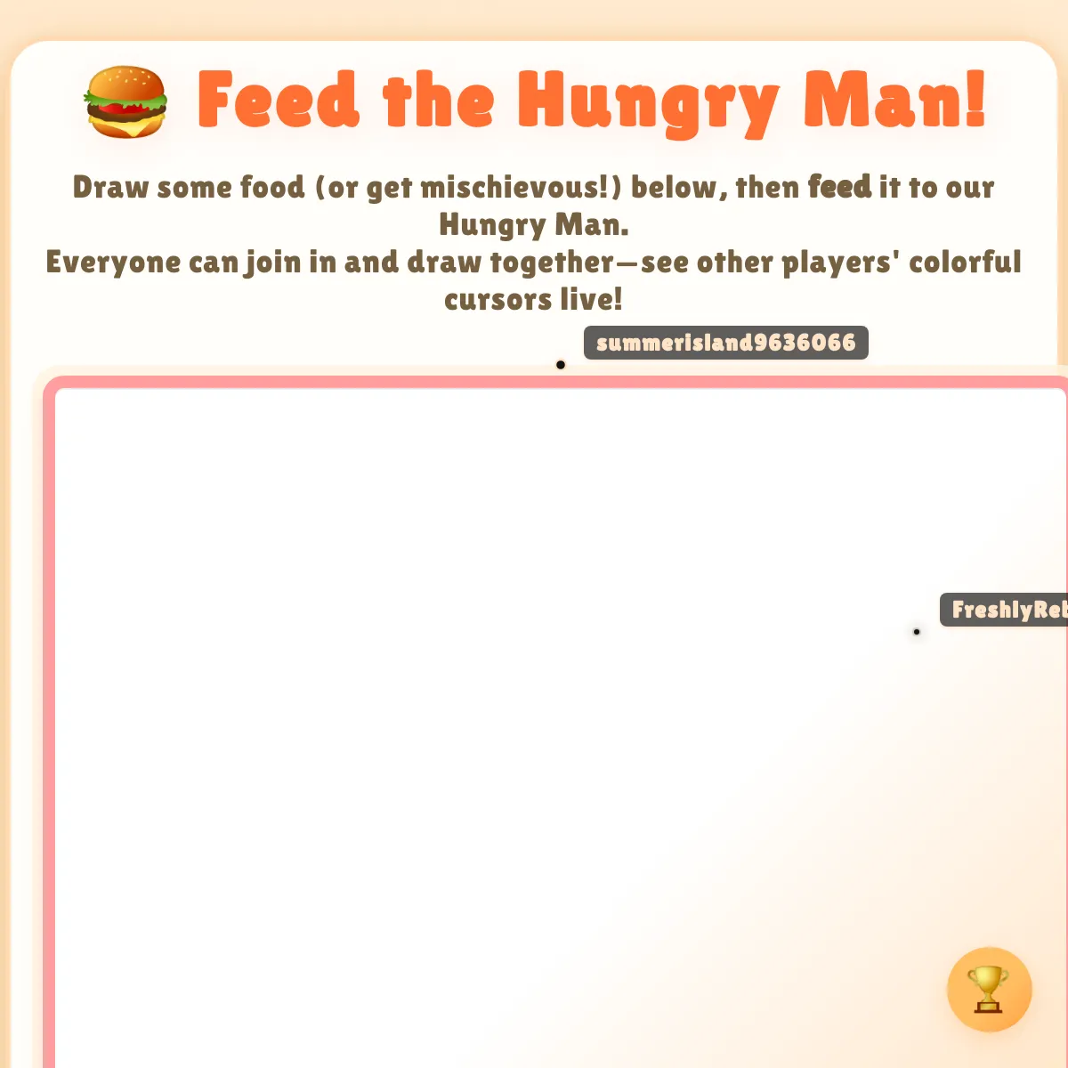 Draw What This Man wants to eat