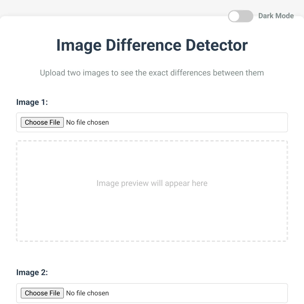 Image Difference Detector