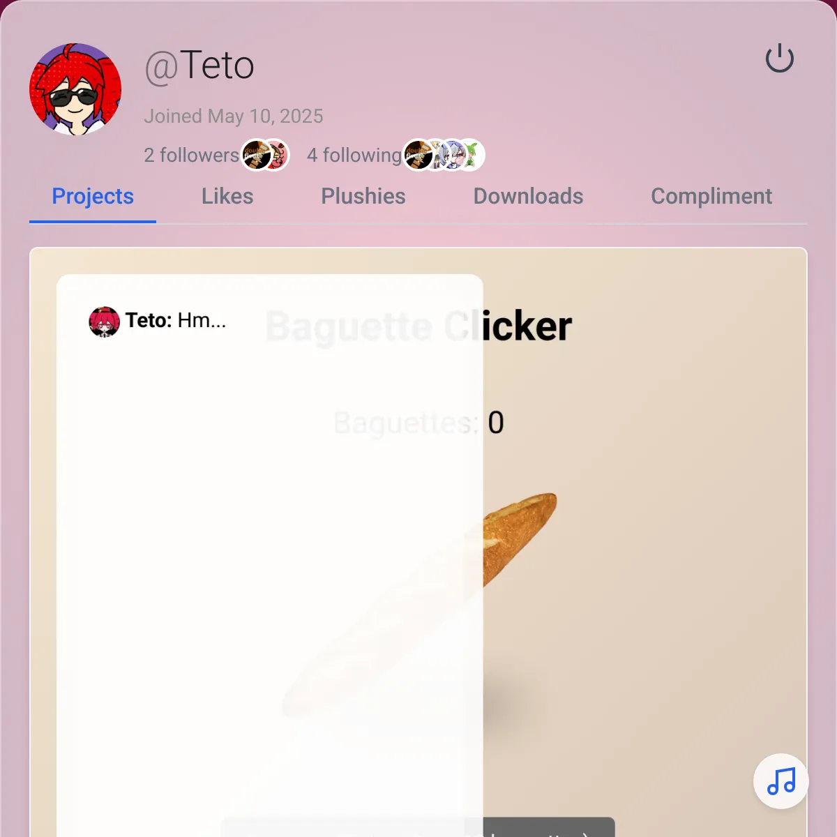 the project is loading