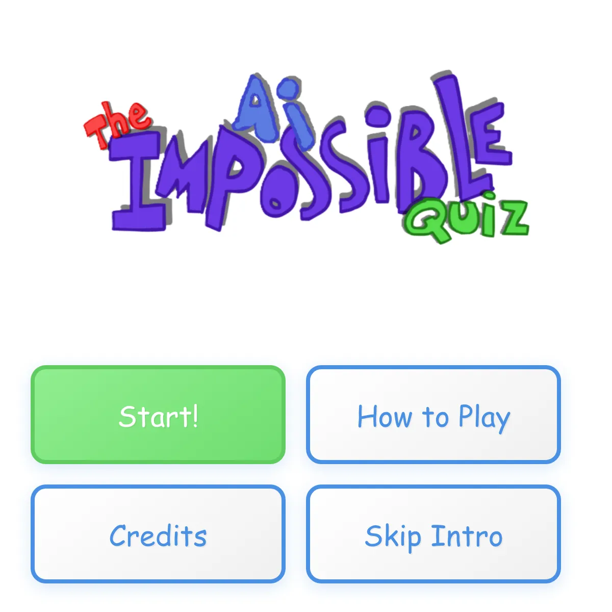 The AI Impossible Quiz