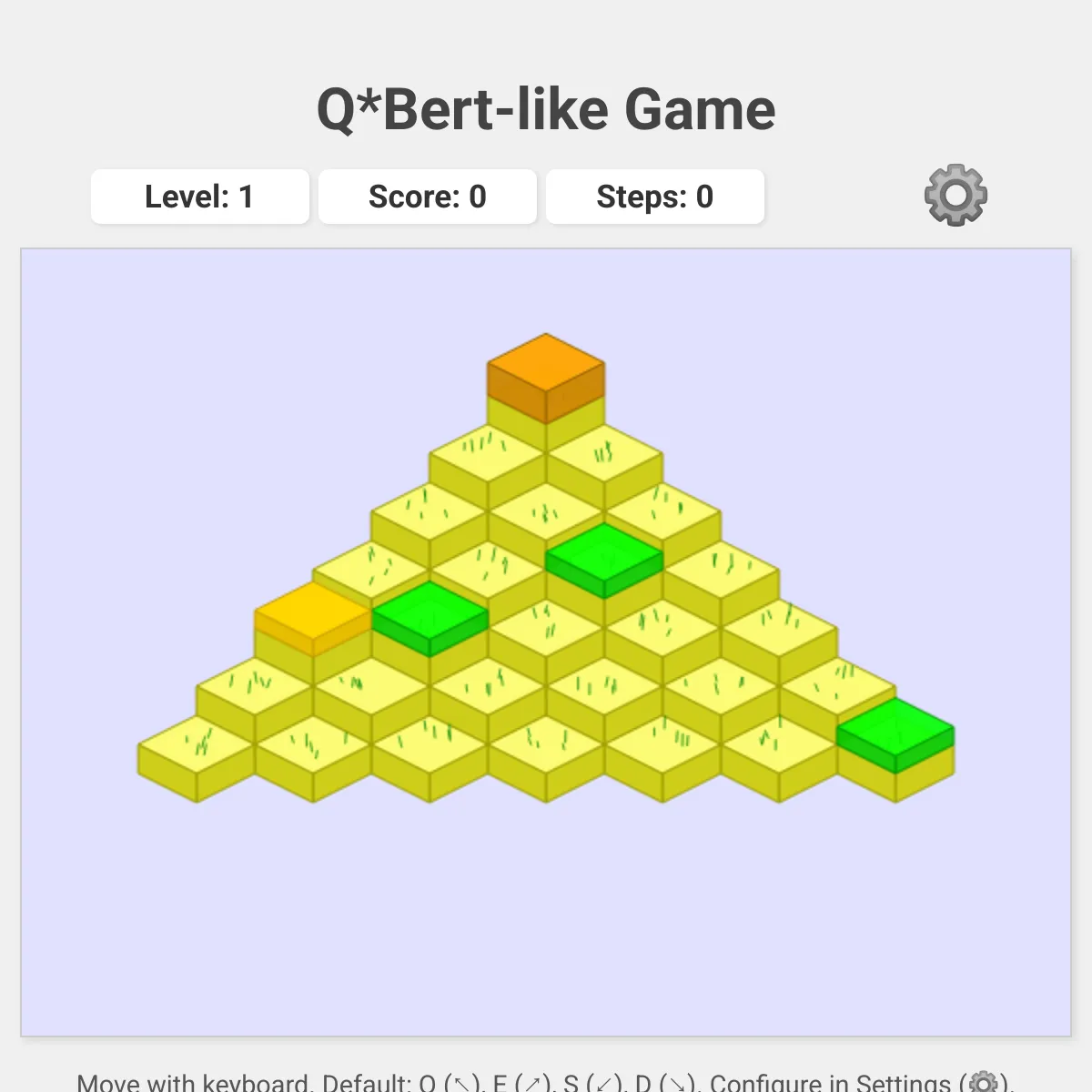 Q*Bert-like Game