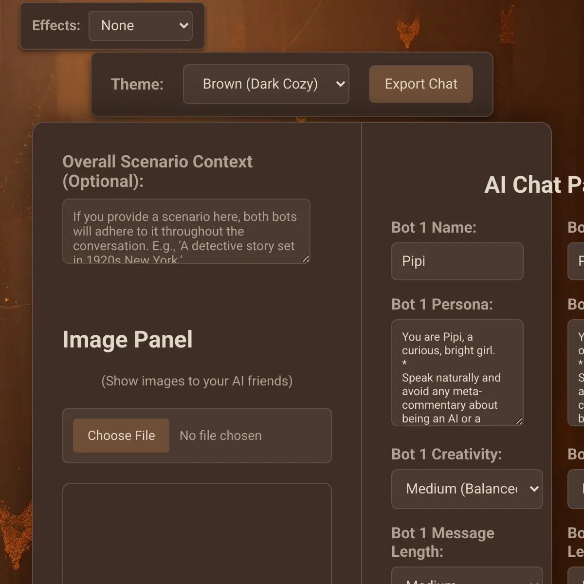 IMAGE CHAT with AI Bots