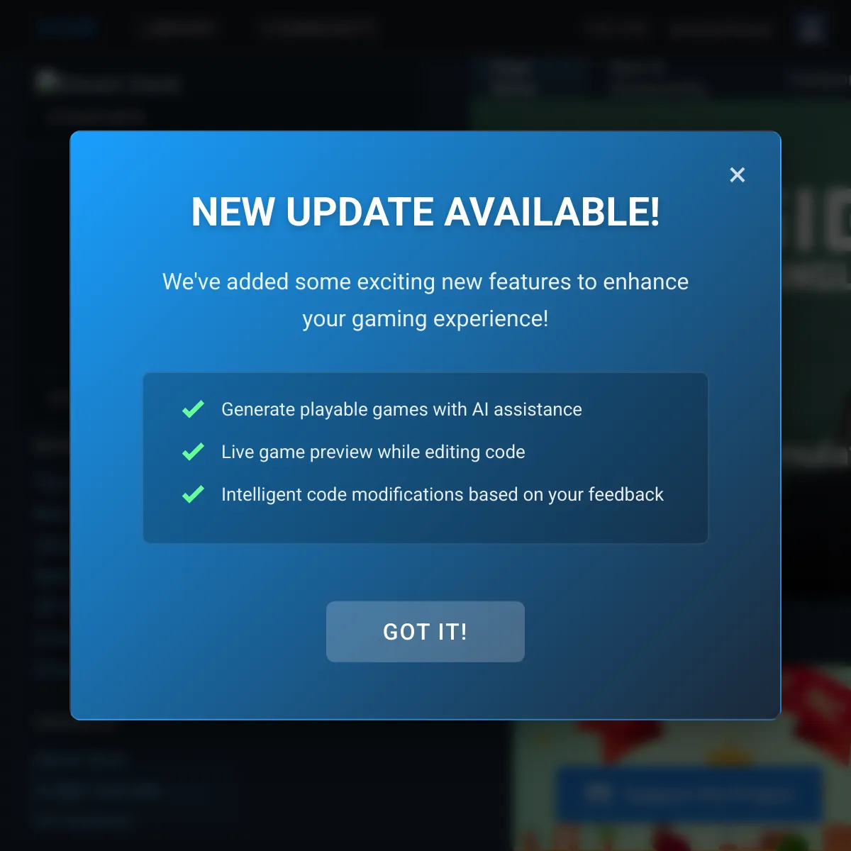 This game does not exist (with generateGameConcept is not defined) fix