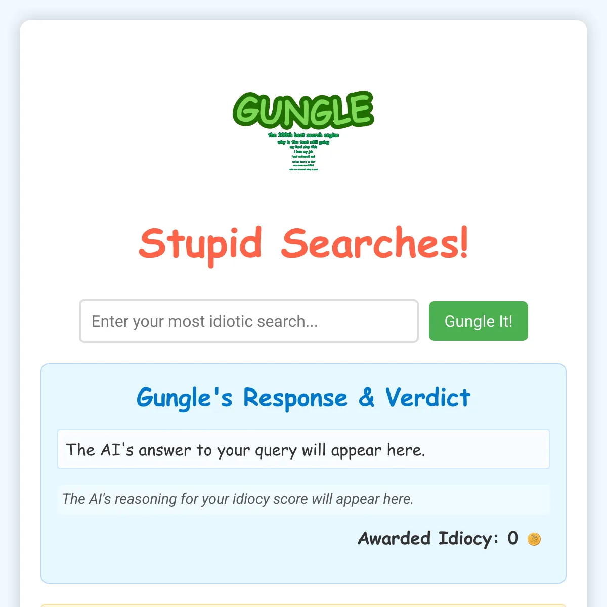 Stupid Searches!